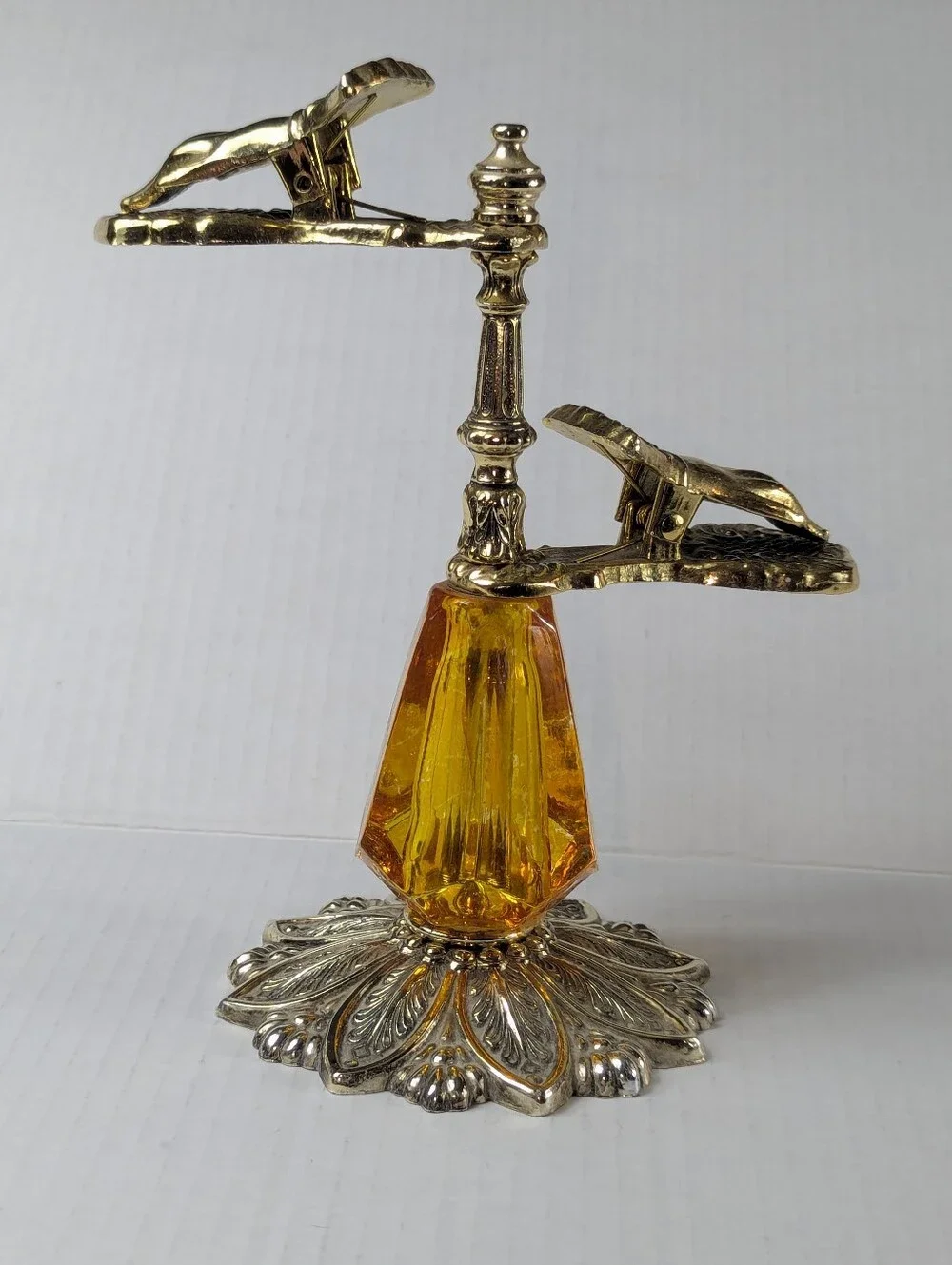 Vintage Hollywood Regency “Handy Andy” Vanity Clip Stand